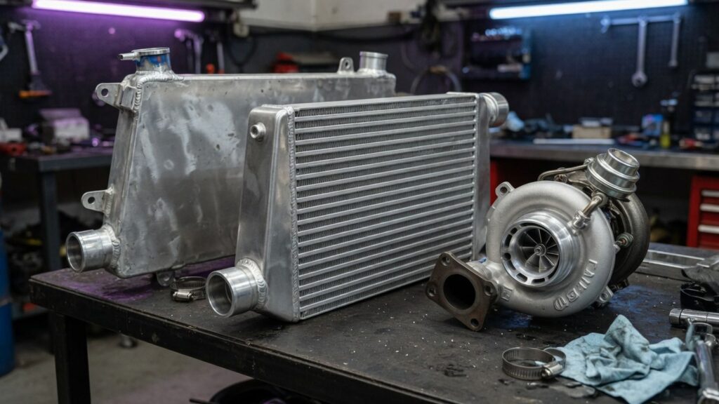 Ilustracja do artykułu: Chłodnice, intercoolery i turbo z USA. Fitment i waga